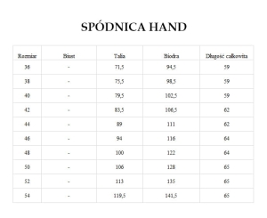 SPÓDNICA HAND